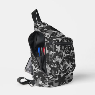 Pixel Camo Stealth Crossbody Bag