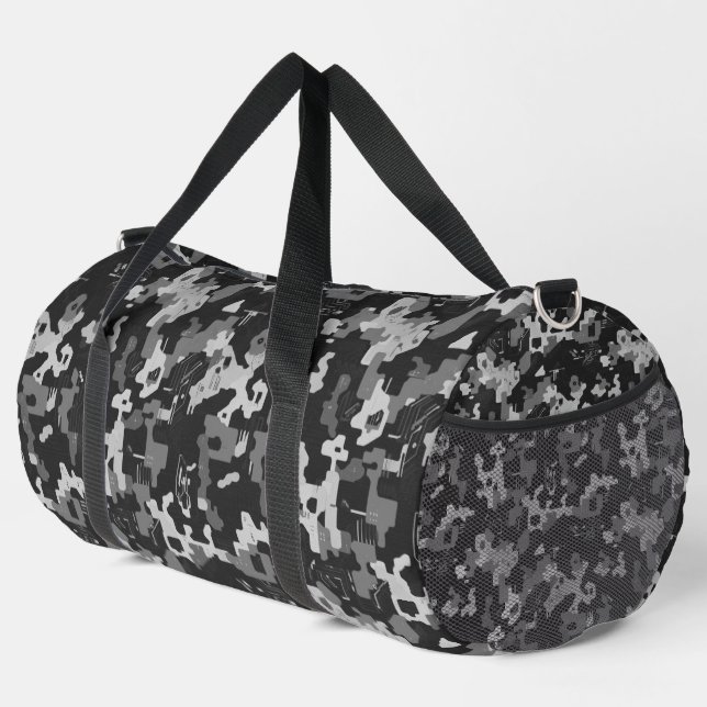 Pixel Camo Stealth Duffle Bag (Rechte Ecke)