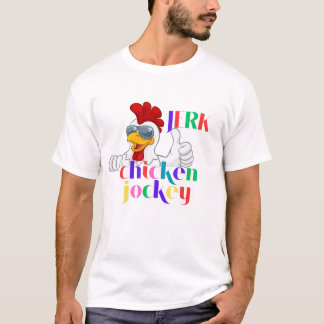 Pixel Chicken Rider T - Shirt | Funny Gamer Mob T-