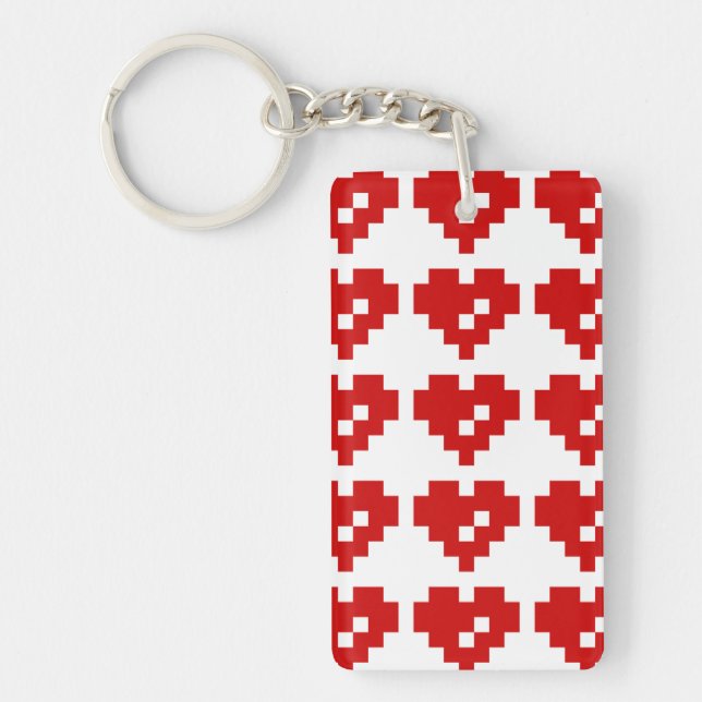 Pixel Coeur 8 bits Amour (Devant)