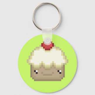 Pixel-Cupcake-Schlüsselanhänger Schlüsselanhänger