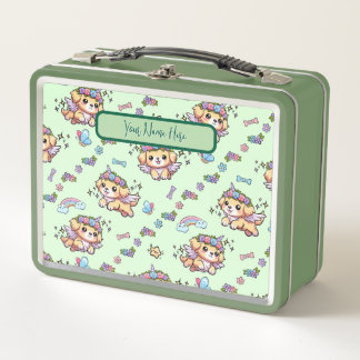 Pixel der Puppicorn Lunchbox grün