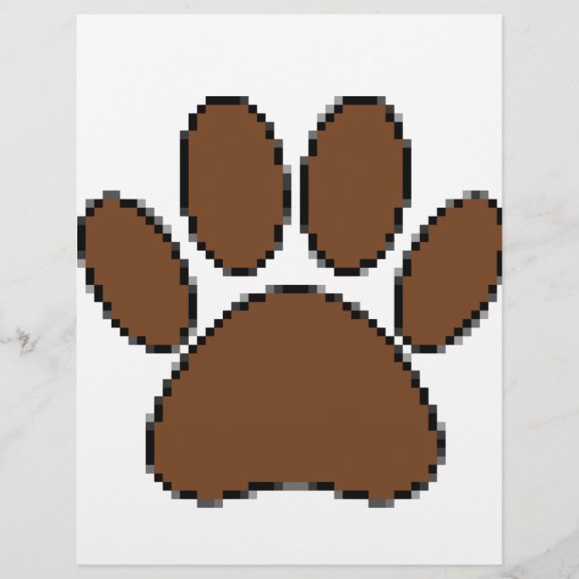Pixel Dog PW Print (Vorderseite)