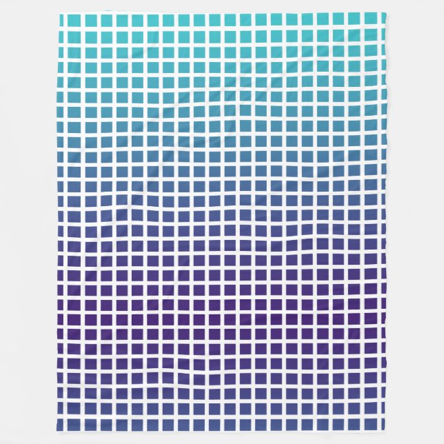 Pixel Fleecedecke (Vorderseite)