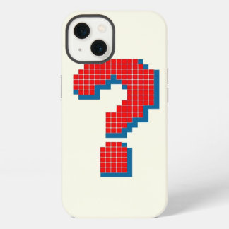 Pixel Fragezeichen - Retro Gaming Art iPhone Hülle