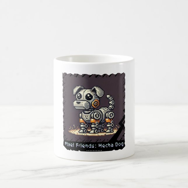 Pixel Friends: Mecha Dog (Roboter Dog) Verwandlungstasse (Mittel)