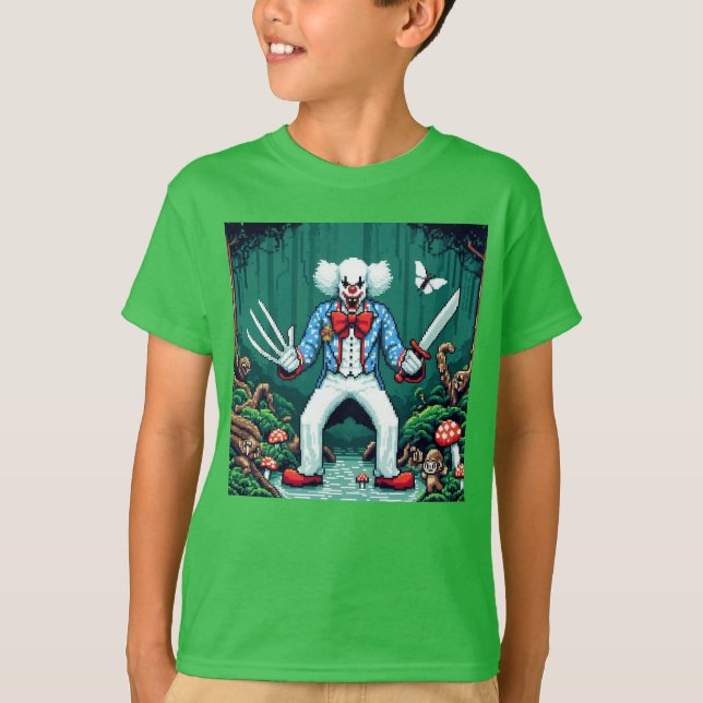 Pixel Friends: Waldschutz (Clown) #04 T-Shirt (Vorderseite)