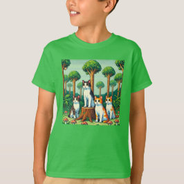 Pixel Friends: Waldschutz (Katzen) #13 T-Shirt