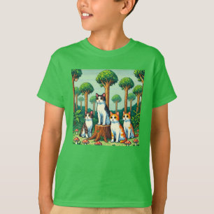 Pixel Friends: Waldschutz (Katzen) #13 T-Shirt