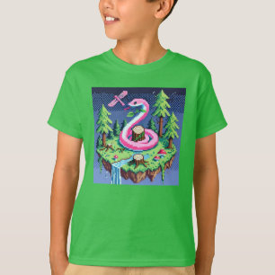 Pixel Friends: Waldschutz (rosa Schlange) #21 T-Shirt