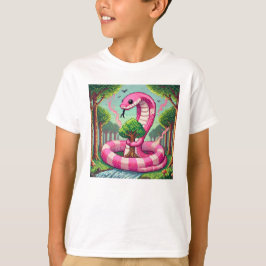 Pixel Friends: Waldschutz (rosa Schlange) #23 T-Shirt