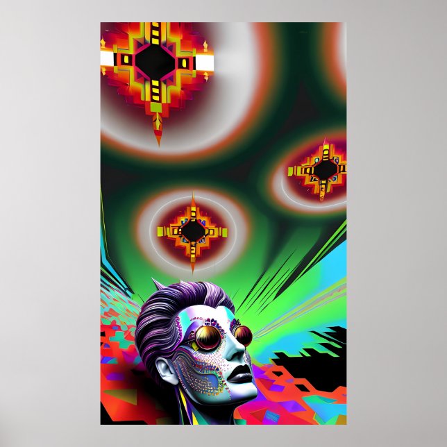Pixel für psychische Geduld - Ken Gage Art Poster (Vorne)