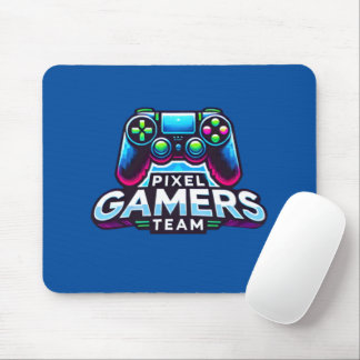 Pixel Gamers Team - Blue Gamer Mousepad