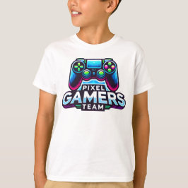Pixel Gamers Team - Future Gamer Kids T-Shirt