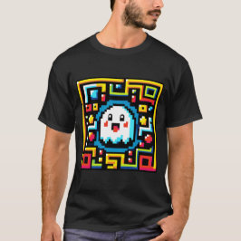 Pixel-Ghost-Maze - Retro-Arcade-Inspiriert Gaming T-Shirt