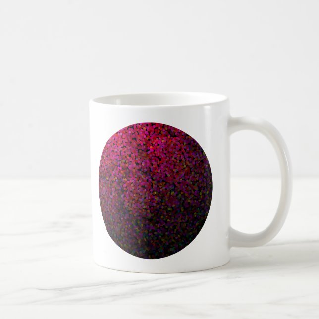 Pixel Glitch Red Kaffeetasse (Rechts)