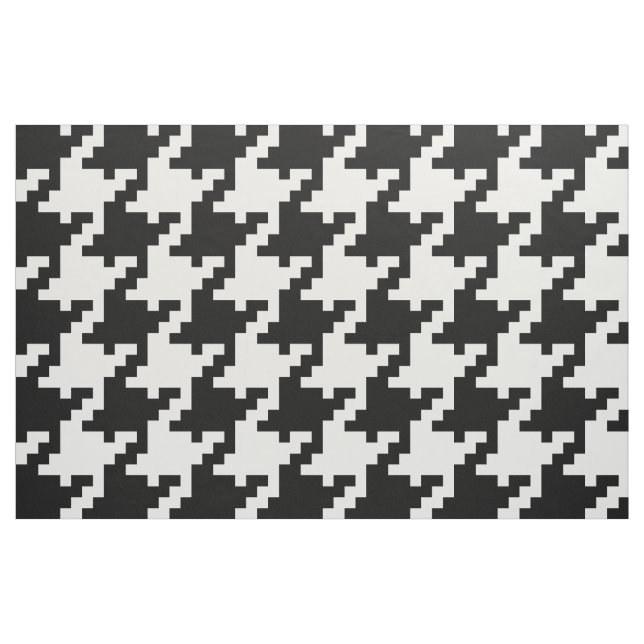 Pixel-Hahnentrittmuster Stoff (Fat Quarter (45,7 x 55,9 cm))
