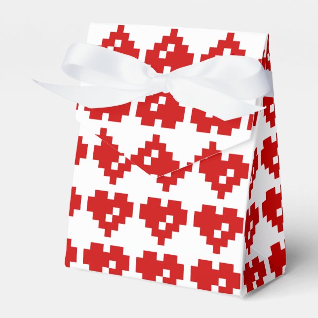 Pixel Heart 8 Bit-Liebe Geschenkschachtel (Vorderseite)