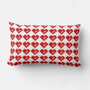 Pixel Heart 8 Bit-Liebe Lendenkissen