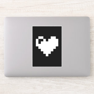 Pixel Heart 8 Bits Aufkleber