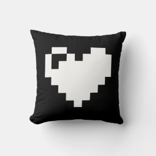 Pixel Heart 8 Bits Kissen