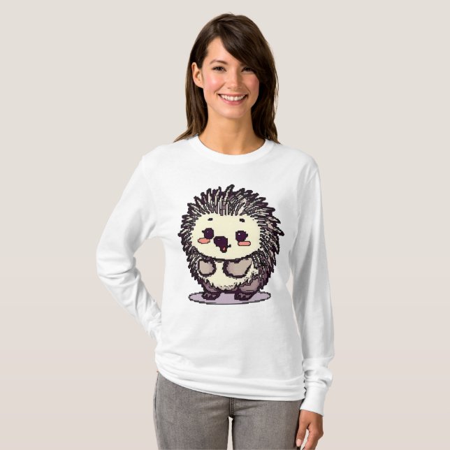 Pixel Igel Haven T-Shirt (Vorne ganz)