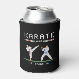 Pixel-Karate-Spiel Dosenkühler