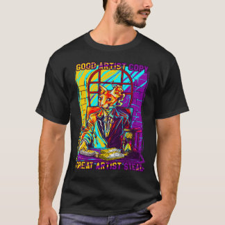 Pixel-Katze-T-Shirt Guter Künstler Großartiger Kün T-Shirt