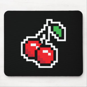 Pixel-Kirschen 80er Videospiel Halloween-Kostüm Ea Mousepad