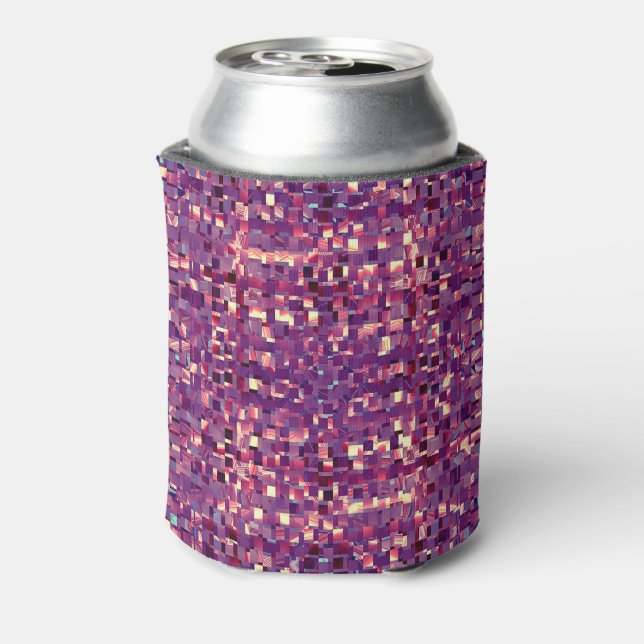 Pixel Lila Soda kann kühler Dosenkühler (Kanne Rückseite)