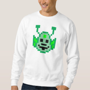 Pixel Marsianischer Außerirdischer Sweatshirt