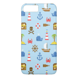 Pixel-Meereskunstmuster Case-Mate iPhone Hülle
