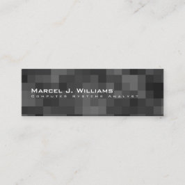 Pixel minimalistisch modernen beruflich Blank. Mini Visitenkarte