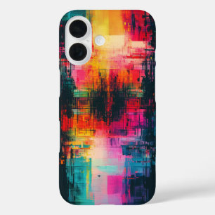 Pixel Mosaik iPhone 16 Hülle