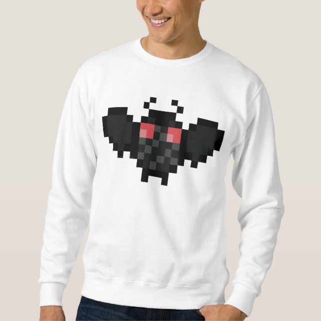 Pixel mothman sweatshirt (Vorderseite)