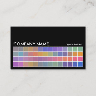 Pixel Motif v2 02 - Schwarz mit Grau Visitenkarte