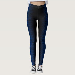 Pixel Muster 01.B.bw.02 Schwarze BG Leggings