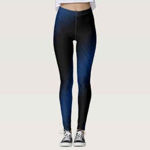 Pixel Muster 01.B.bw.S.Black BG Leggings
