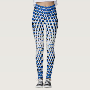 Pixel-Muster 09.BBLK.w OffWhite BG Leggings
