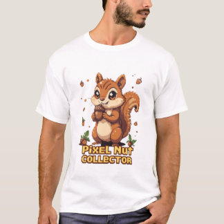 Pixel Nut Collector - Niedlicher 8-Bit-Chipsatz-Ar T-Shirt