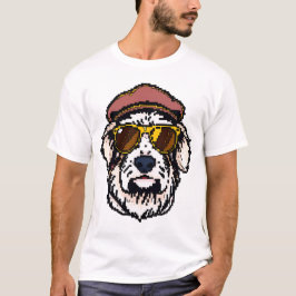 Pixel Old English Sheepdog T-Shirt