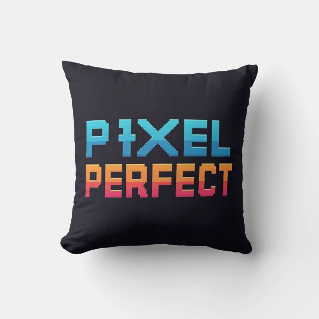 Pixel perfekt kissen (Vorderseite)