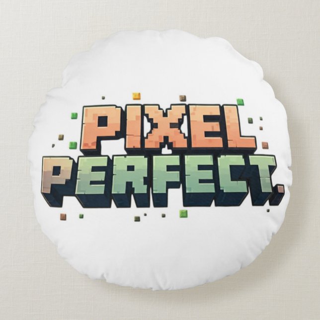 Pixel perfekt rundes kissen (Vorderseite)
