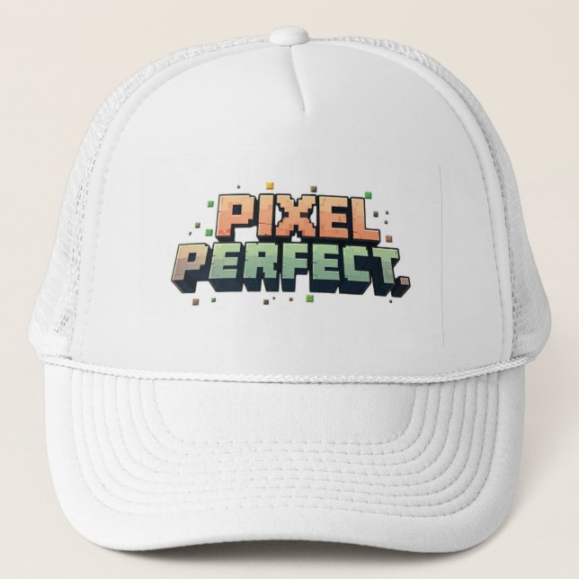 Pixel perfekt truckerkappe (Vorderseite)