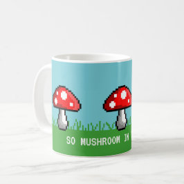Pixel-Pilz-Wiesen-Tasse Kaffeetasse