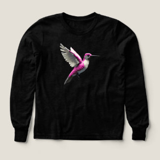 Pixel Pink Hummingbird