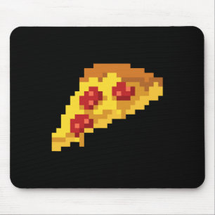 Pixel Pizza 80er Video Game Retro 8-Bit Halloween  Mousepad