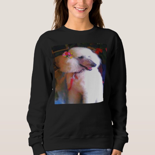 Pixel Poodle Sweatshirt (Vorderseite)