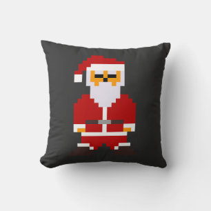 Pixel Pose Weihnachtsmann Kissen