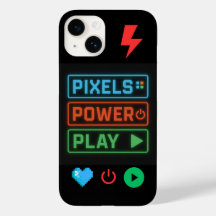 Pixel Power Play iPhone Case - Retro Gamer Phone